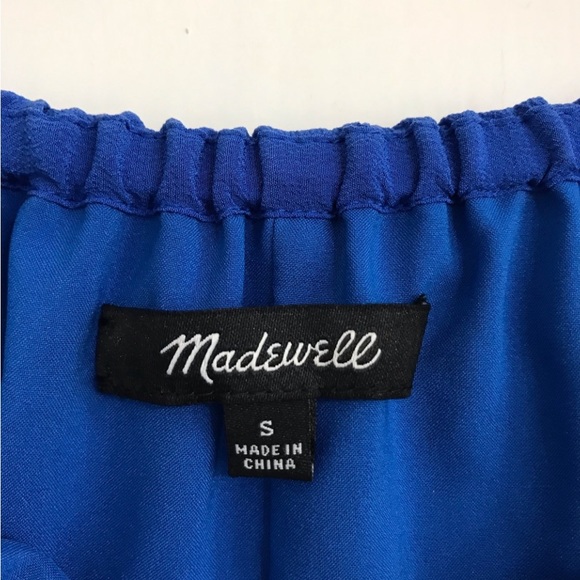 MADEWELL SILK COLD SHOULDER DRESS - Picture 6 of 10